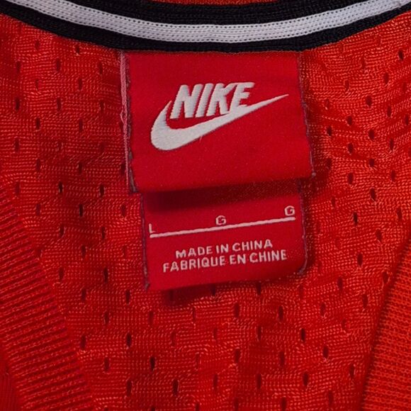 Nike Mesh Women's Tank Top Athletic Light Crimson/White Sz L - Picture 7 of 8